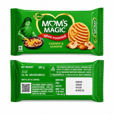 SUNFEAST MOM MAGIC GHEE ROASTED CASHEW ALMOND BISCUITS - 183g